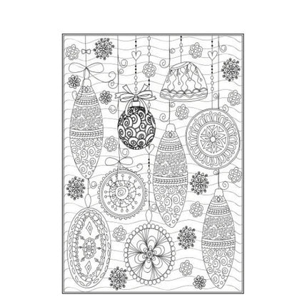 Christmas Advanced A4 Colouring Book