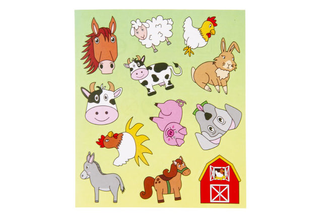 Farm Animal Sticker Sheet