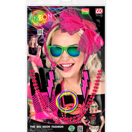 Neon Pink The 80s Fashion Accessories