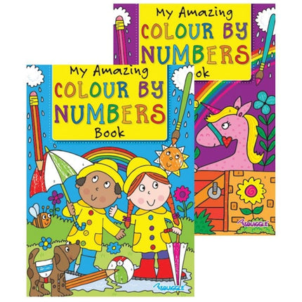 A4 Colour By Numbers Book