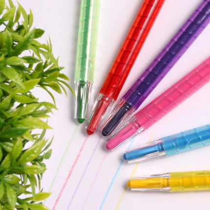 6 Twist Action Crayons