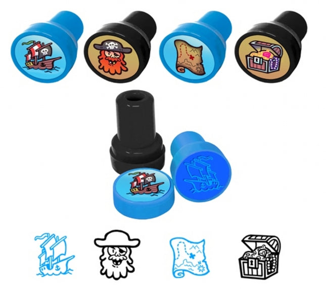 6 Pirate Ink Stamps