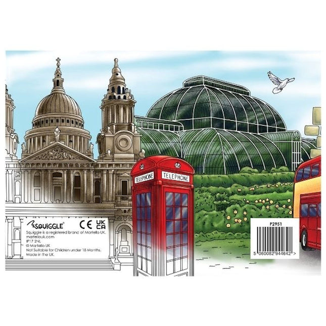 A4 Famous Places Advanced Colouring Book