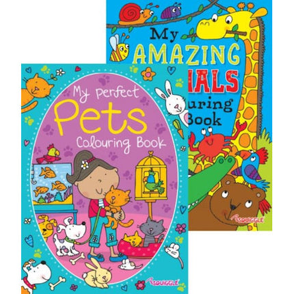 Amazing Animals/Pets Colouring Book