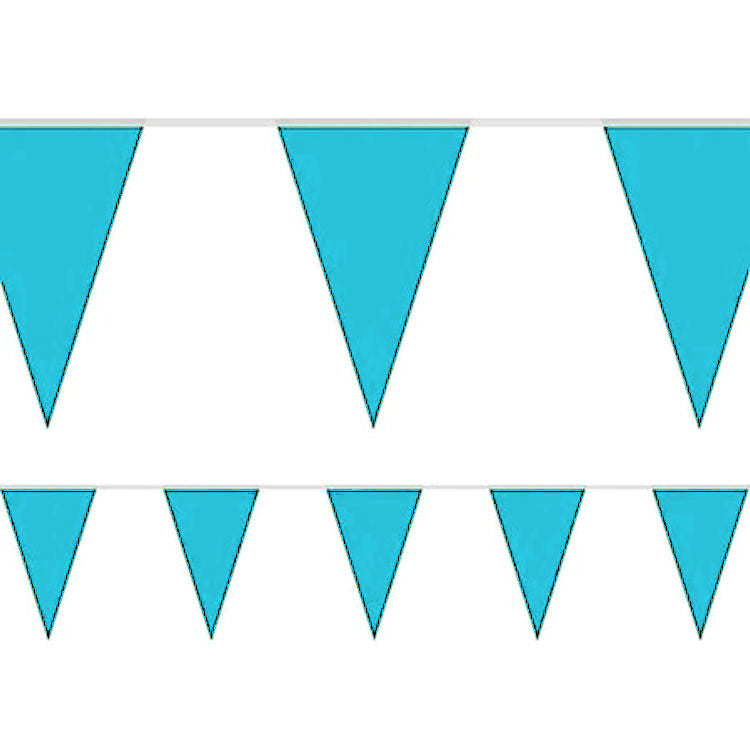 Baby Blue 10m Triangle Bunting