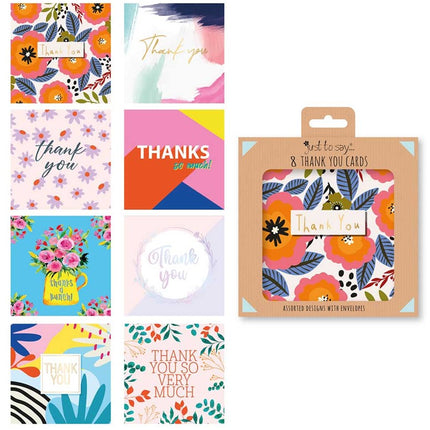8 Thank You Cards