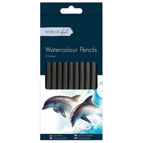 12 Watercolour Pencils