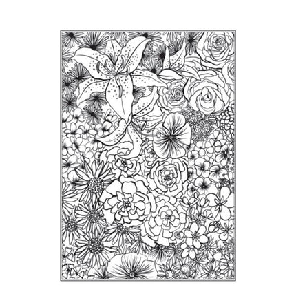 A4 Patterns/Floral Designs Colouring Book