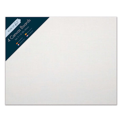 4 Canvas 11" X 14" Boards