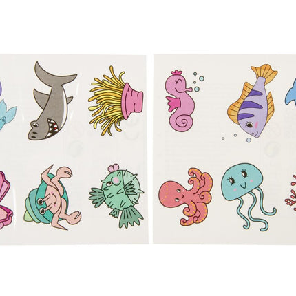 Sea Animal Tattoo Sheet