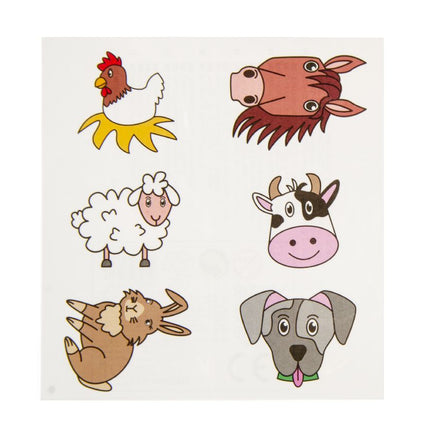 Farm Animal Tattoo Sheet