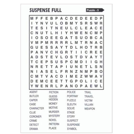 Travel Size Word Search Book