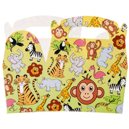 12 Wild Animals Small Treat Boxes
