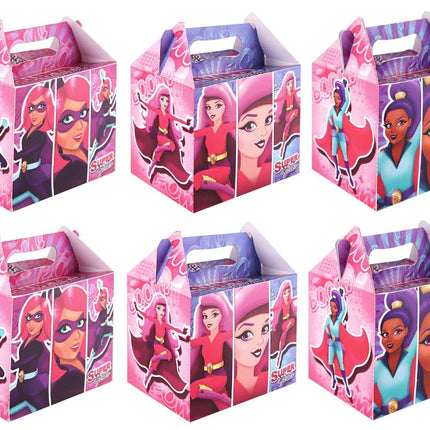 6 Super Girls Party Boxes