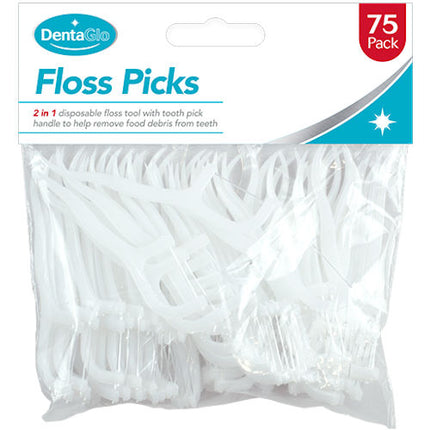 75 Dental Floss Toothpicks