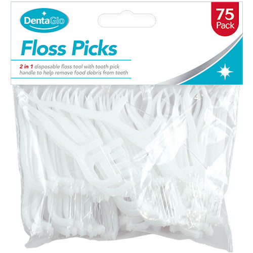 75 Dental Floss Toothpicks