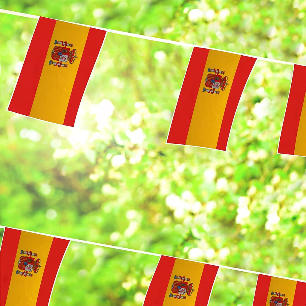 Spain Flag 10m Rectangular Bunting
