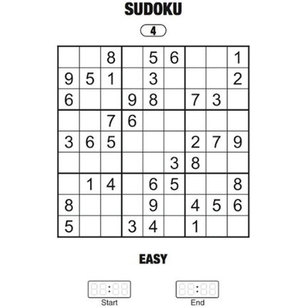Travel Size Sudoku Book
