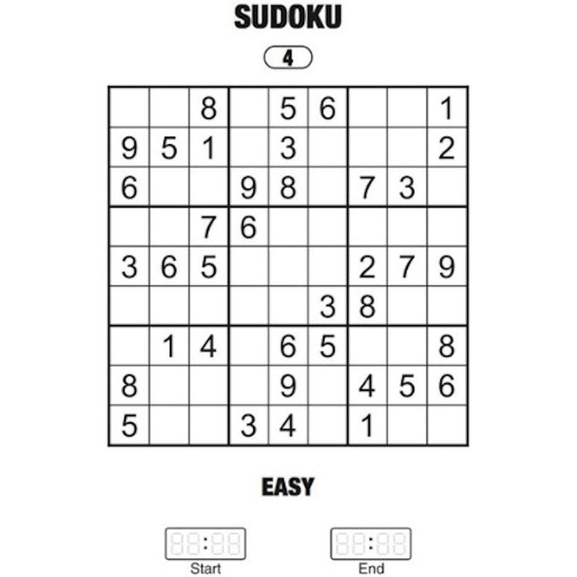 Travel Size Sudoku Book