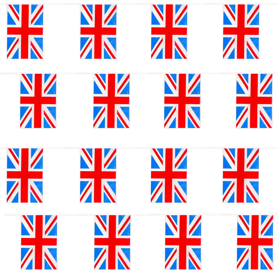 Union Jack 10m Polyester Flag Bunting