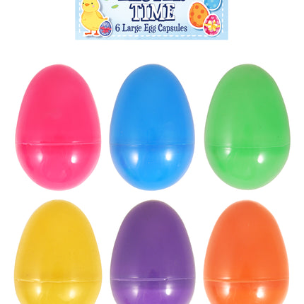 6 Large Easter Egg Capsules