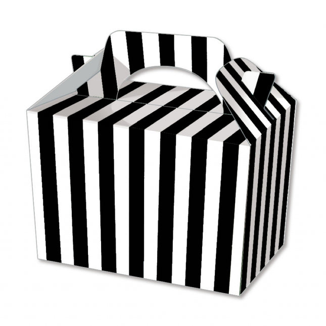 10 Black Stripe Boxes