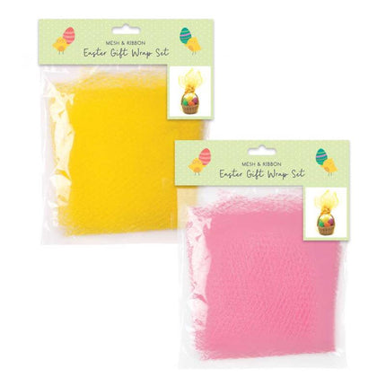 Easter Mesh & Ribbon Wrap Set
