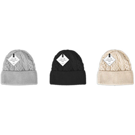 Ladies Super Soft Cable Knit Hat