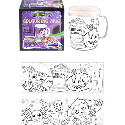 Halloween Colouring Mug