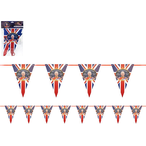 King's Coronation 21" Triangle Bunting