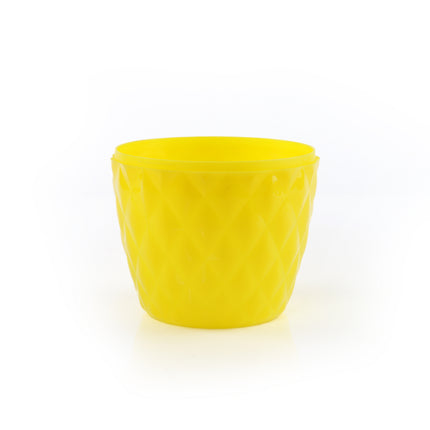 Plastic Pineapple Cup & Paper Straw