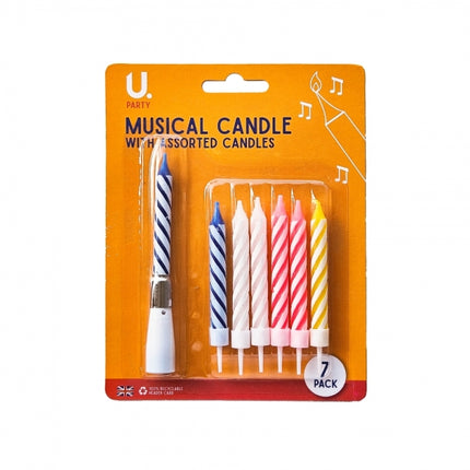 Musical Birthday Candle & Assorted Candles