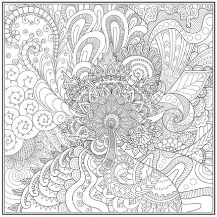 Beautiful Happy Advanced Colouring Book