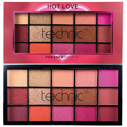 Pressed Pigment Eyeshadow Palette - Hot Love