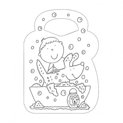 Mermaid/Pets Colouring & Sticker Bag Book