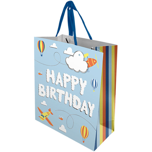 Childrens Plane Medium Gift Bag