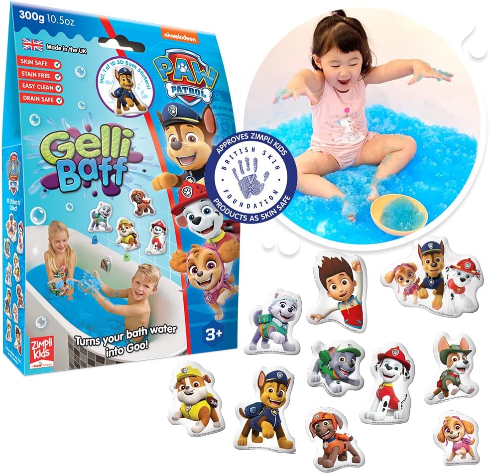Blue Paw Patrol Gelli Baff & 3D Sticker