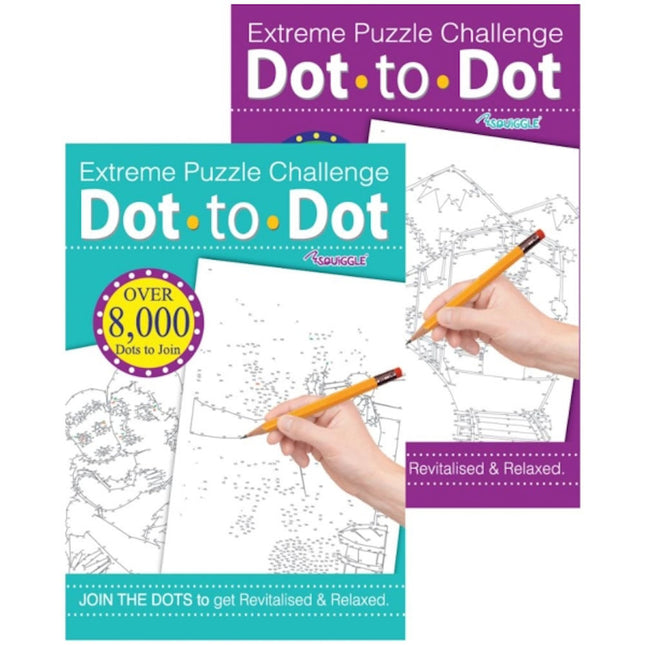 A4 Extreme Dot-to-Dot Puzzle Book