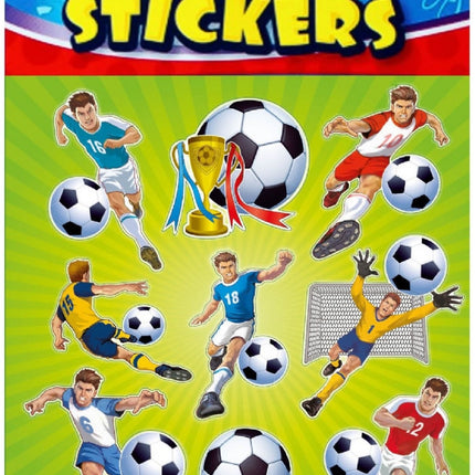 6 Football Sticker Sheets