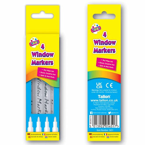 Window Markers - 4 Pack