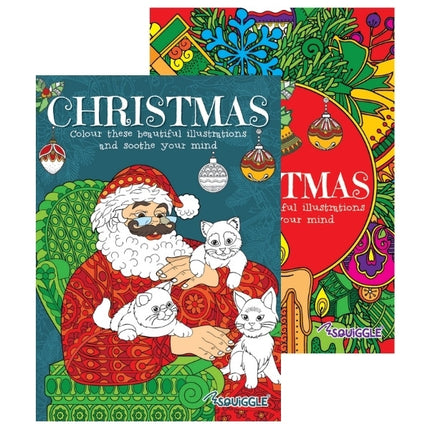 Christmas Advanced A4 Colouring Book