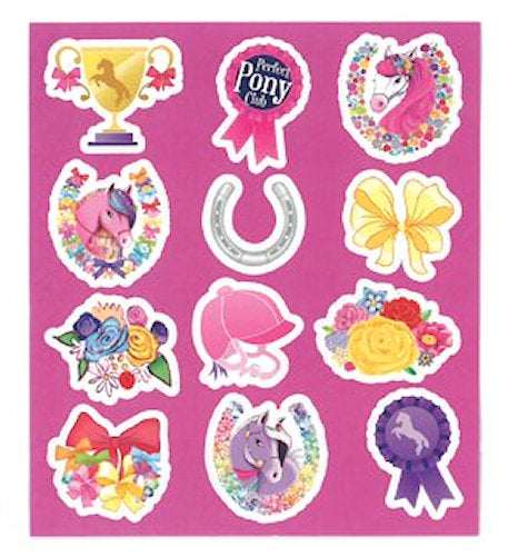 6 Pony Sticker Sheets