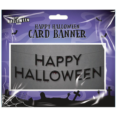 Halloween Happy Halloween Card Banner