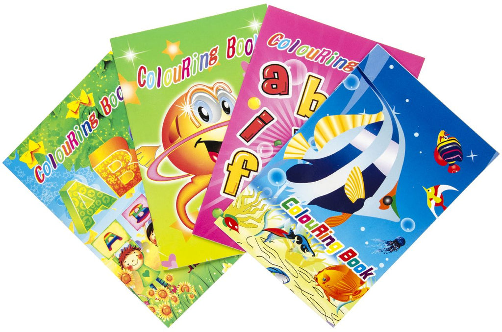 6 Large Assorted Sticker & Colouring Books