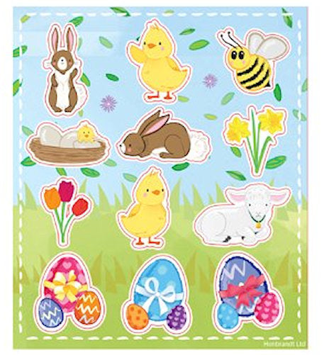 6 Easter Sticker Sheets