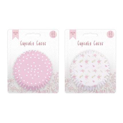 60 Mother's Day Printed Cupcake Cases