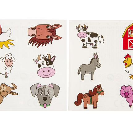 Farm Animal Tattoo Sheet