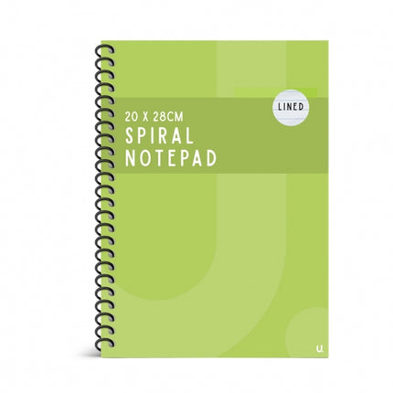 Spiral 20cm x 28cm Colour Notebook