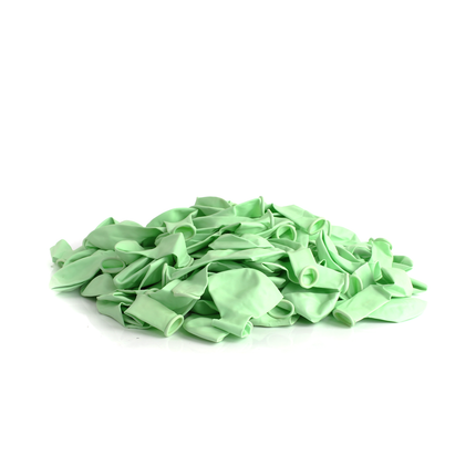 100 Pearlised Lime Green 7" Latex Balloons