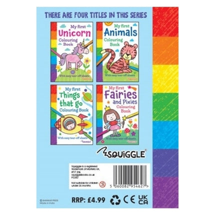 A4 My First Animals/Things That Go Colouring Book